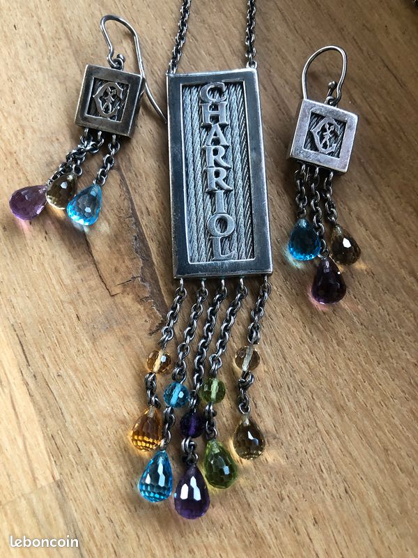 Parure collier et boucles d'oreille Charriol-Luxe (image 4)