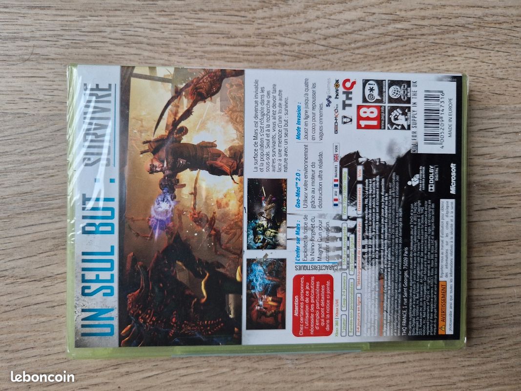 Red Faction Armageddon Xbox 360 - Sous blister (image 2)