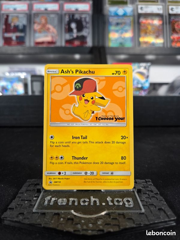 pokemon cards with trainers on them Ash's Pikachu  Pokemon (2017) - Black Star Promos - SM108