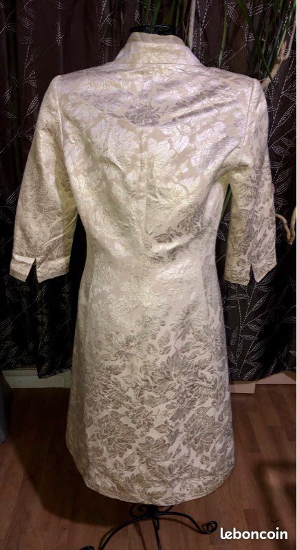 Robe et veste beige taille 36 (image 5)