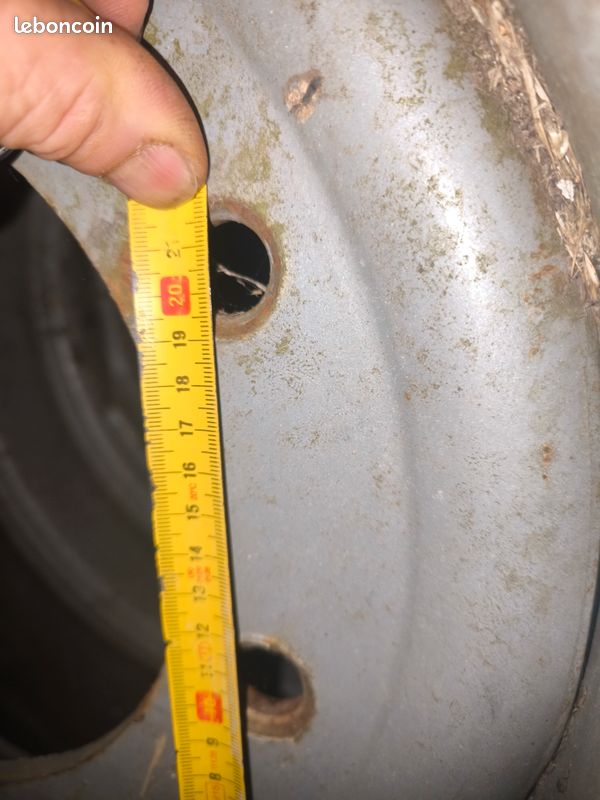 Paire de roues remorque agricole 15.0 55 17 (image 6)