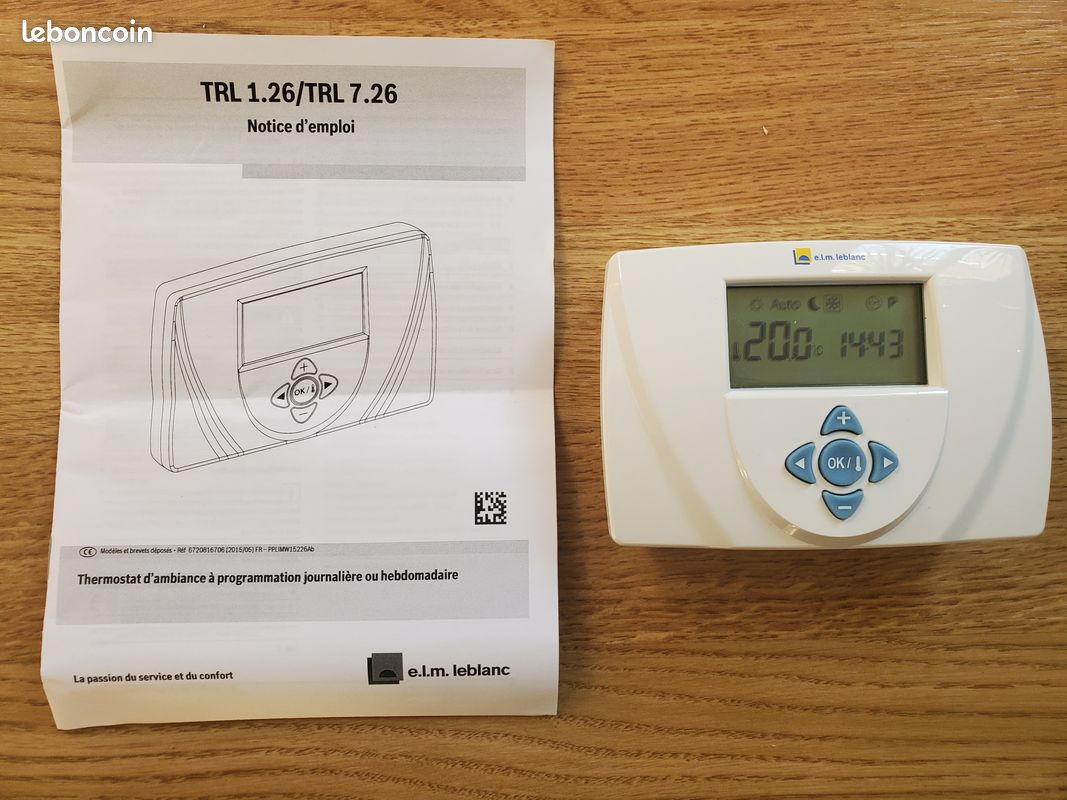 Thermostat Elm Leblanc Trl 7.26 Rf Elm Leblanc Thermostat D'ambiance Trl 1.26 A