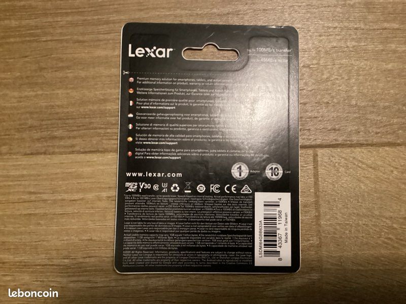 Carte micro SD 64Go Lexar (image 2)