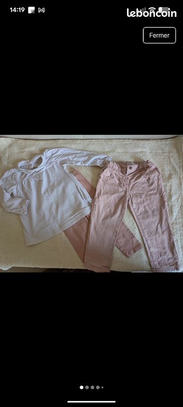 Ensemble t-shirt manche longue pantalon et legging 24m | Bout'chou (image 1)