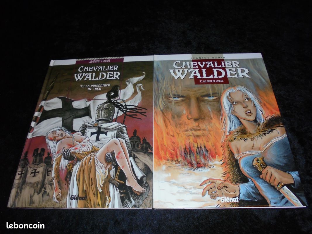 BD Jeanine Rahir : Chevalier Walder 1 & 2 EO Glénat (image 1)