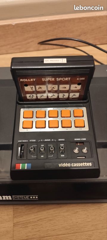 Console De Jeu Vidéo Vintage Rollet 4/303 - Système Secam - Bon état (occasion, Voir Description Et Photos)