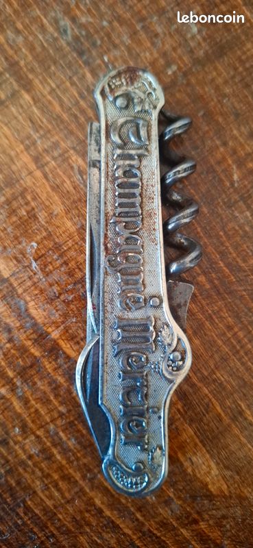 Couteau canif ancien Champagne Mercier (image 7)