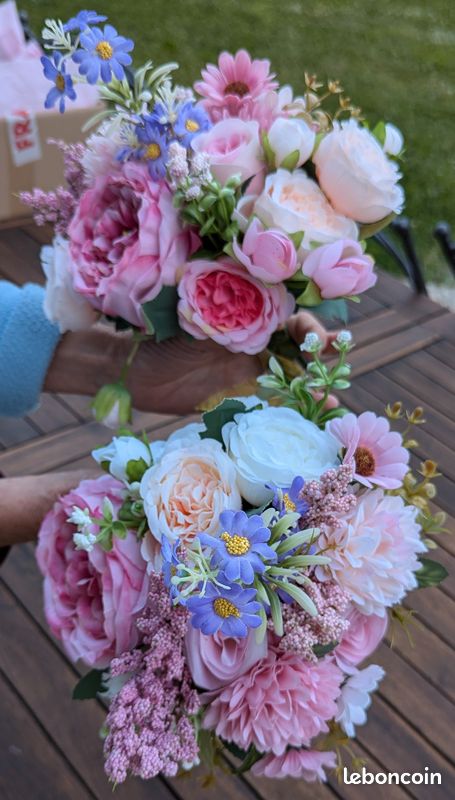 Bouquets et guirlandes de fleurs artificielles pour mariage, fête... (image 5)