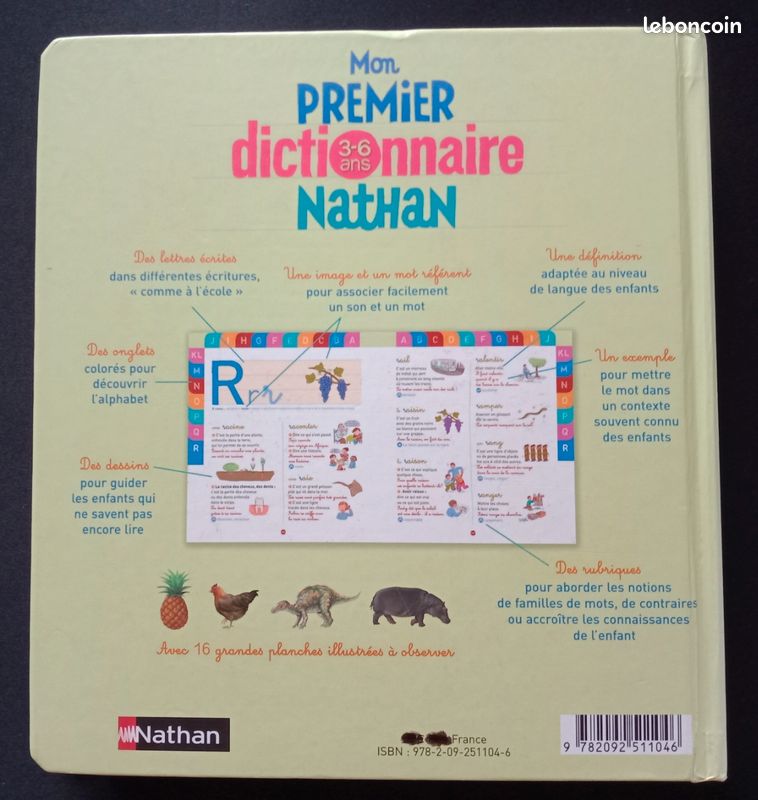 Livre : mon premier dictionnaire. Nathan (image 12)