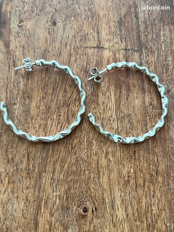 Boucles d’oreilles en argent 925 (image 5)