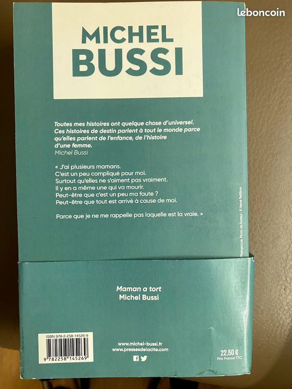 Lot de deux livres état neuf de Michel Bussi : Sang famile et Maman a tort (image 7)