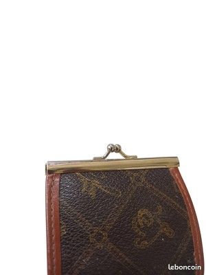 Porte-monnaies Vintage en Cuir Marron | Accessoire Rétro Authentique (image 2)