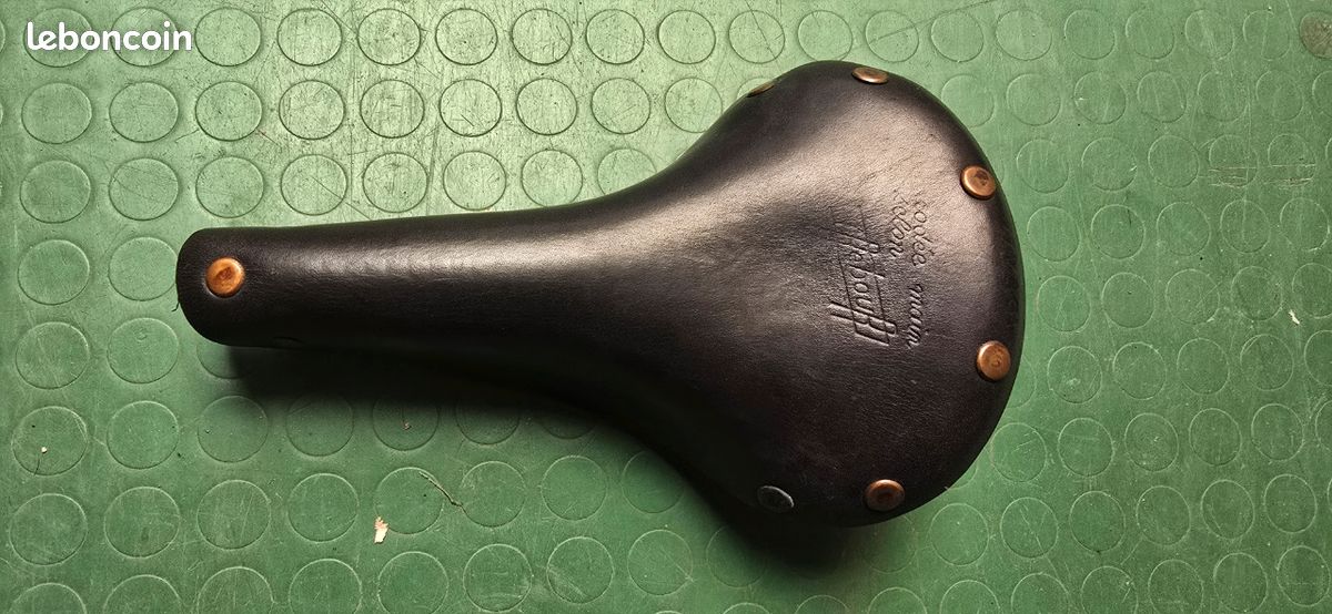 Selle Idéale 90 TB Compétition En Cuir - Patine Nice - Pour Vélo De Route - Occasion