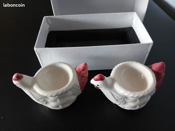 Poule en verre moulé - Arts de la table