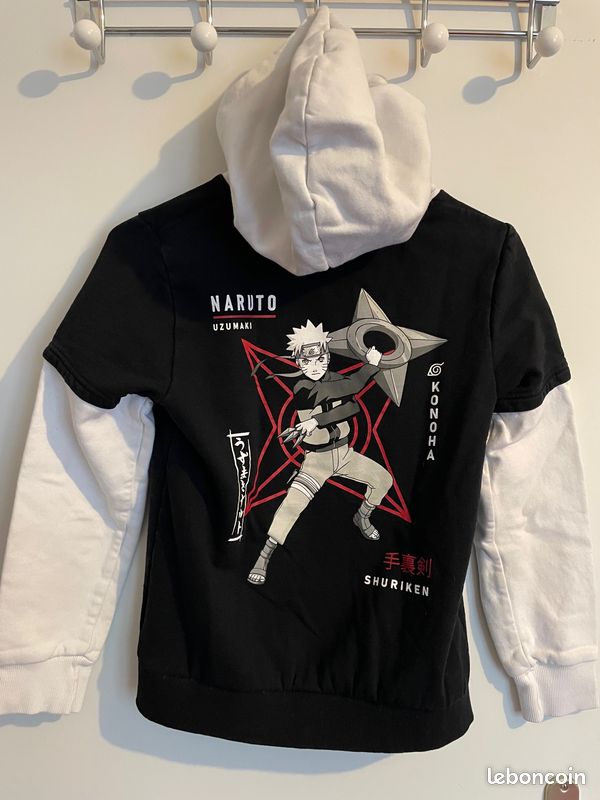 Ensemble jogging Naruto Shippuden 12 ans – sweat à capuche