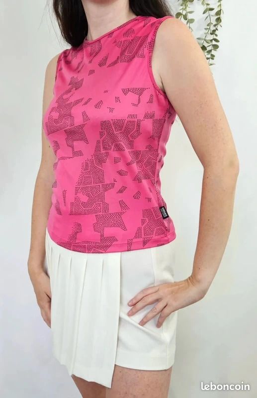 Débardeur Rose Croisé Victoria's Secret PINK - V-neck Femme - Neuf Avec étiquettes