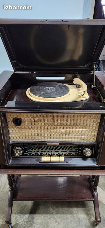 Électrophone Tourne-disque Vintage Schneider - Modèle SE 260 - Pour Pièces / Ne Fonctionne Pas