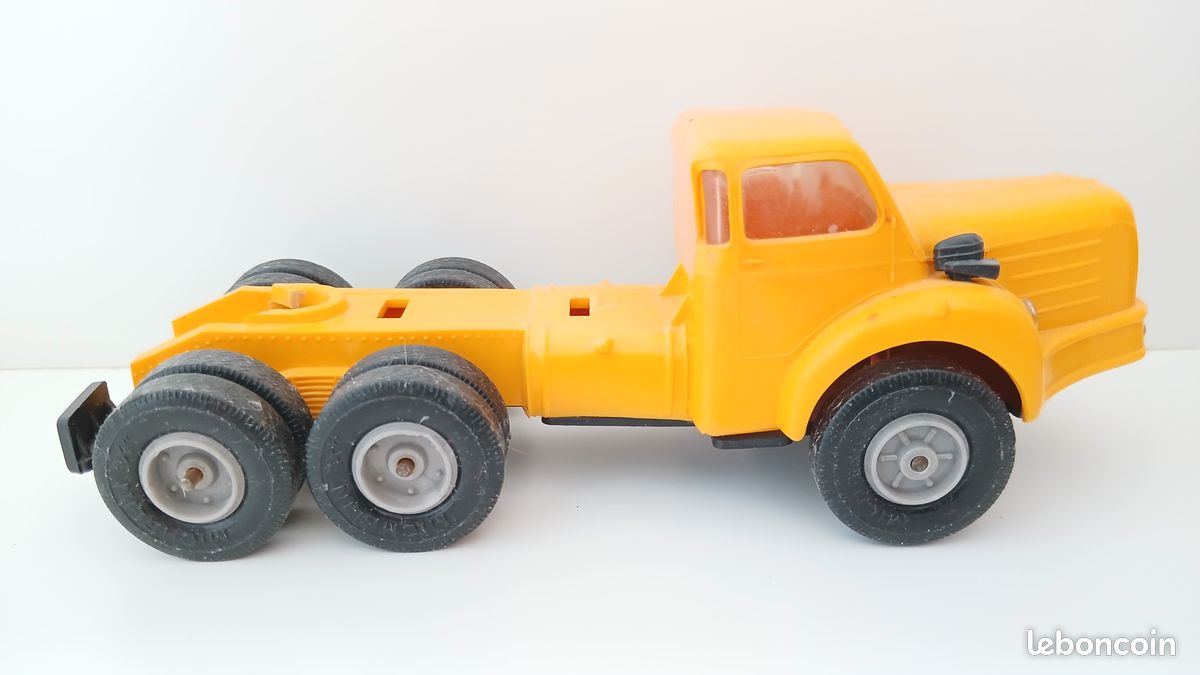 Miniature Norev 1/43 - Tracteur Berliet TBO 15 Avec Pelle Mécanique - Ancien #4