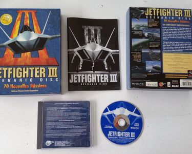 Jeu PC Jetfighter 3 (Flight Simulator) - Big Box Version Française - Bon État - Microsoft