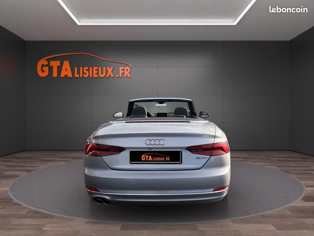 Audi A5 Cabriolet V6 3.0 TDI 218 S tronic 7 Quattro Design Luxe FRANCAISE (image 12)