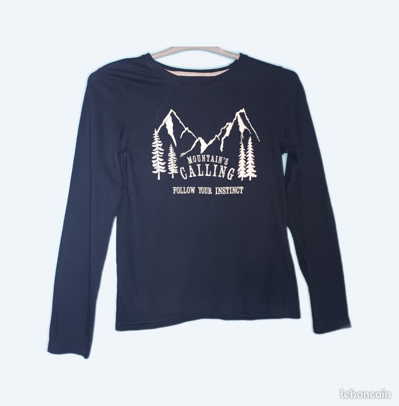 T-shirt m lg marine en 12 ans (mam33133) (image 1)