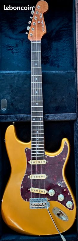 S71 Custom « Nitro S Vintage Firemist Gold ’76", Handwound Pickups. Made in USA (image 3)