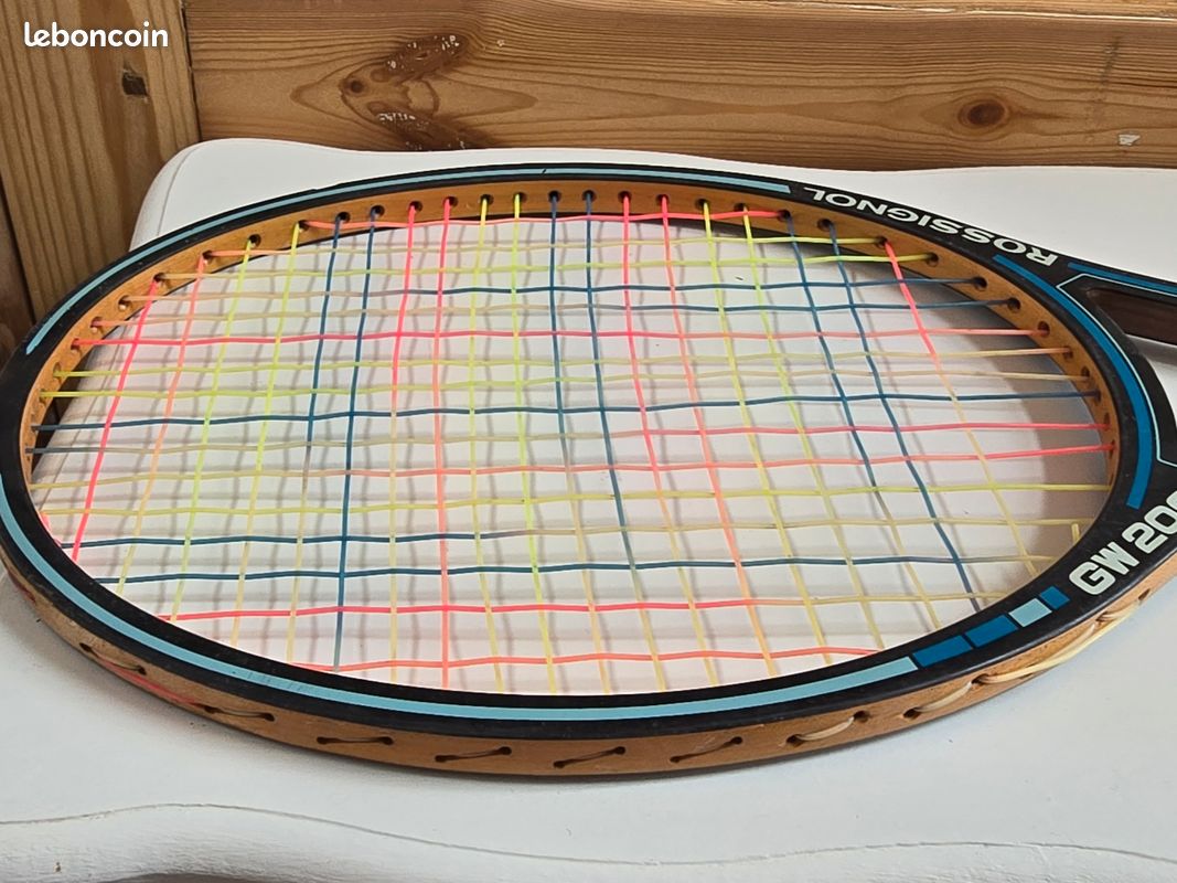 Raquette De Tennis Ancienne Rossignol GW 200 All Graphite - Taille L4 4 1/2 - Années 70