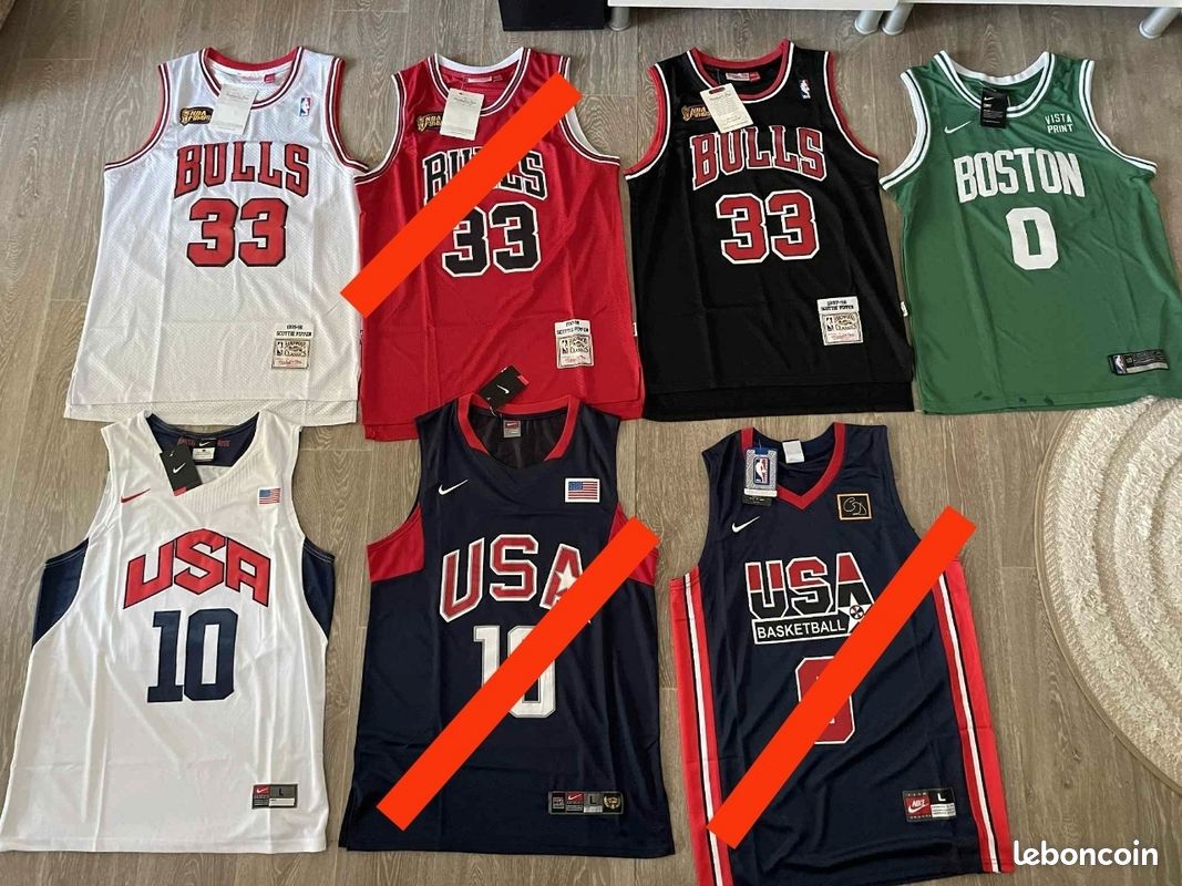 Nba Basketball Vetement Maillot NBA Basketball Comme Neuf Vêtements