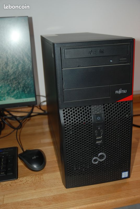 PC Fujitsu Esprimo i3 6100 / 8Go DDR4 / SSD 250Go / HDD 500Go / Nvidia GeForce Hdmi / Windows 11 pro (image 8)