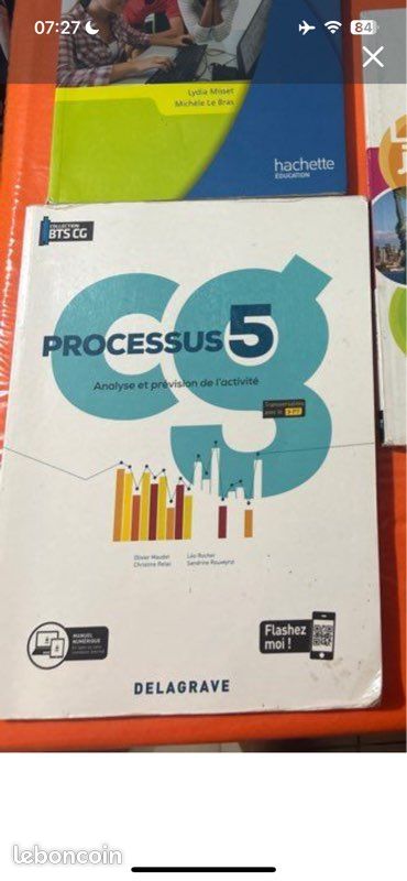 Vente de livre Processus 5 BTS comptabilité Gestion (image 1)