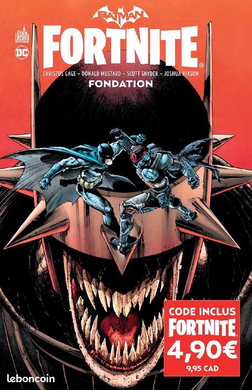 Livre fortnite x dc batman qui rit (image 1)