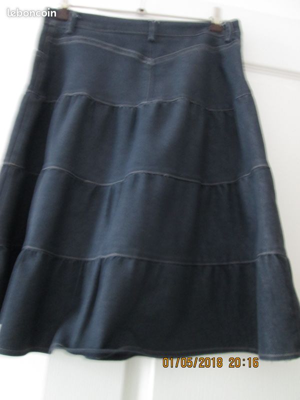 Jupe en jean T 36 (image 2)