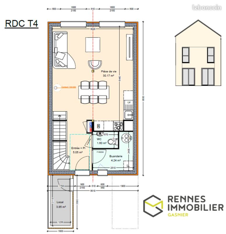 Maison 4 pièces 81 m² · à Gosné · 81 m² · 185 000 €
