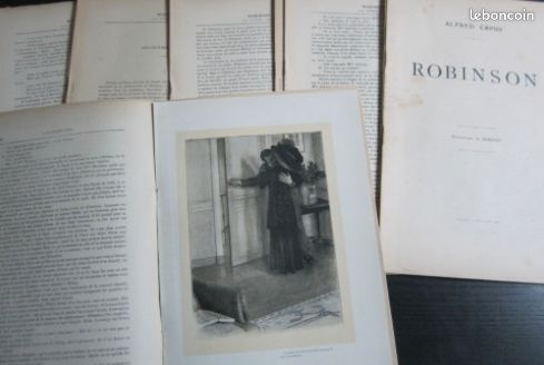Alfred Capus : 7 pièces & 1 roman publié par L’ llustration (1904/10) : L’ Adversaire/Monsieur Piégois/Les deux hommes/ Un ange/ Les deux écoles/ L’ institut de beauté/Robinson + Qui perd gagne, pièce (image 1)