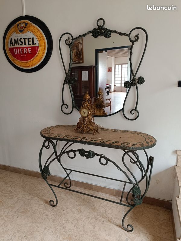 Console en fer forgé (image 1)