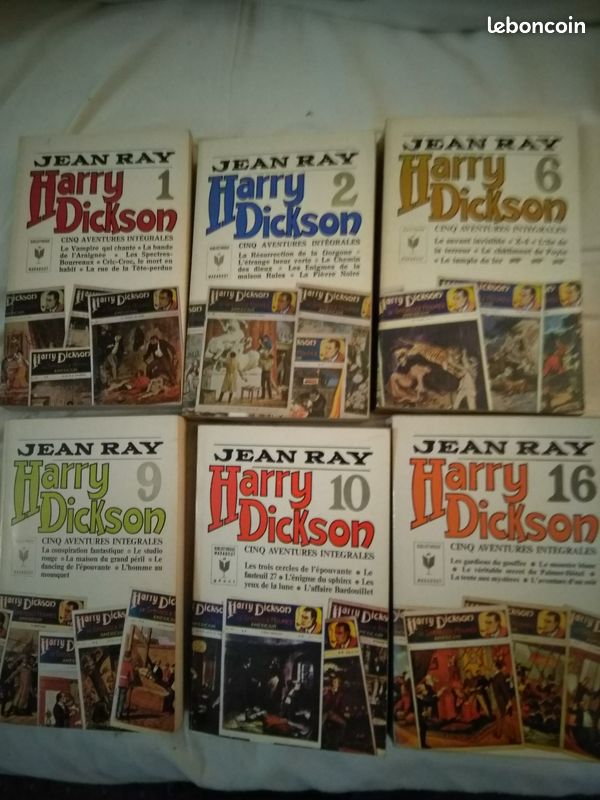 6 livres Harry Dickson (image 1)