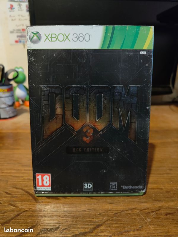 Doom 3 Sur Microsoft Xbox – PAL, Version Française, Bon état, PEGI 18