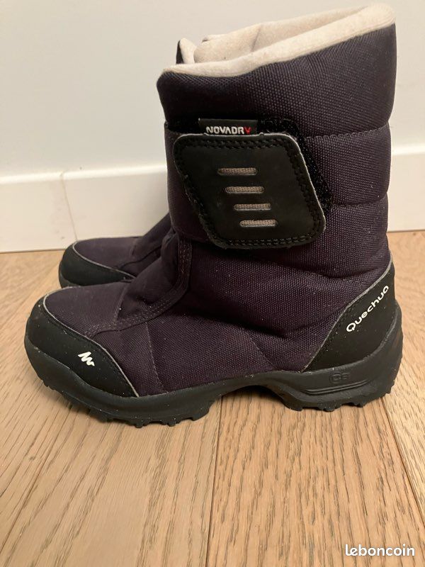 Bottes De Neige Quechua Homme - Taille 44/45 - Doublure Fausse Fourrure - Très Bon état