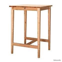 Table haute Ikea BJÖRKUDDEN+ 2 chaises STIG IKEA (image 1)