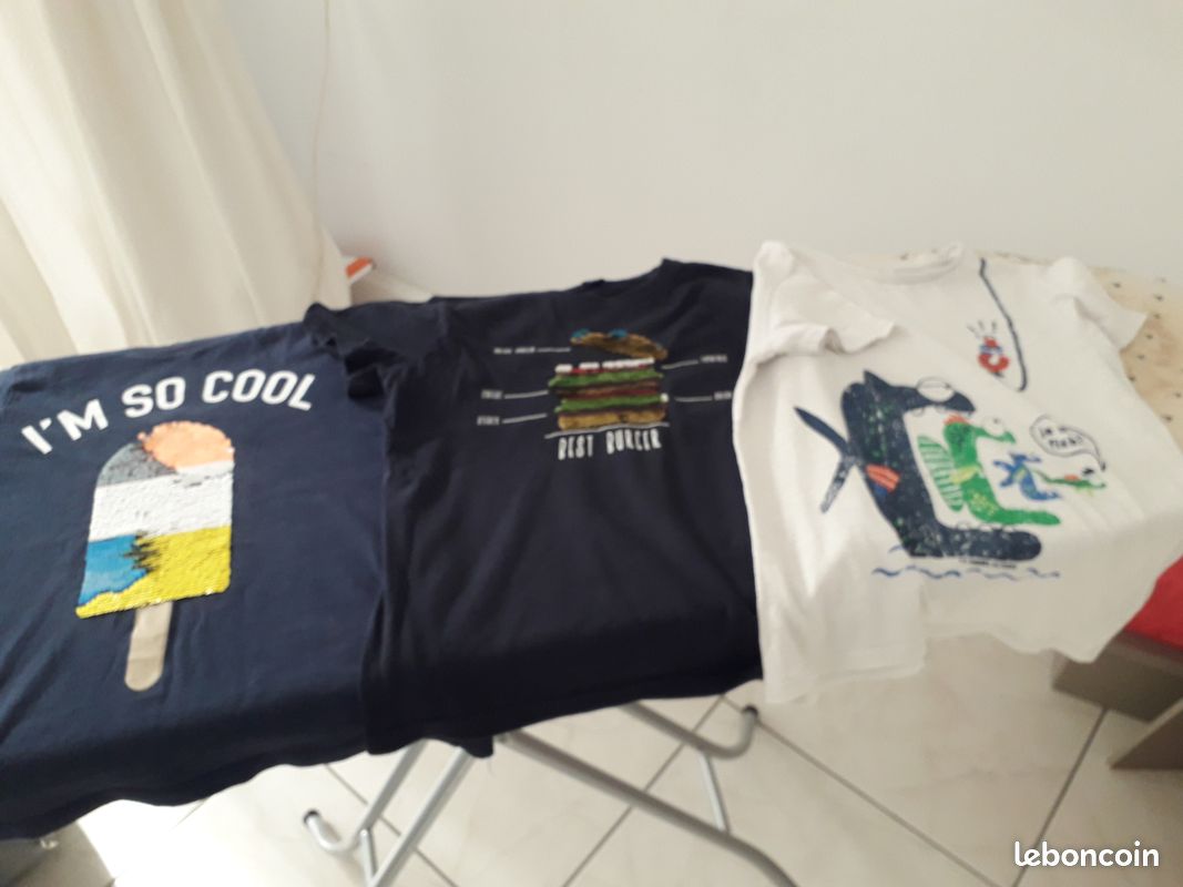 Lot 6 tee shirt manches courtes (image 3)