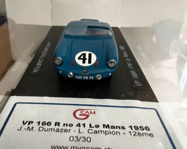 Renault 4CV 1063 51 24 Heures du Mans 1951 Spark S5213 - Miniatures