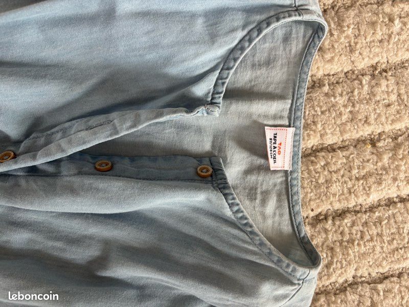 Lot robes et combi shorts fille 8ans (image 4)