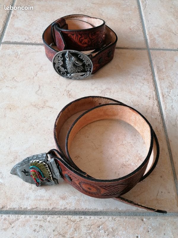 Ceintures cuir homme boucle fer (image 3)