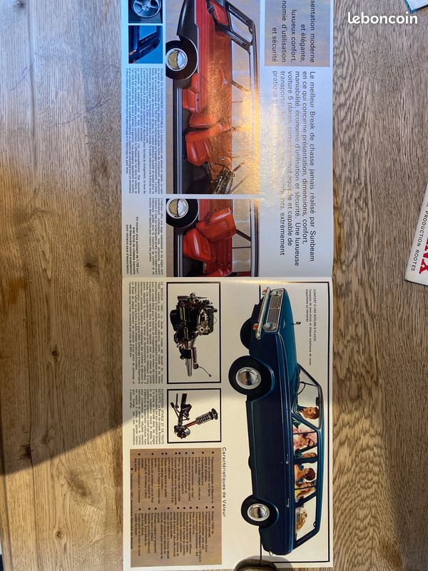 Brochure d Epoque sunbeam break (image 2)