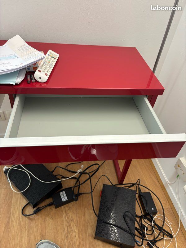 Bureau laqué Bordeaux (image 5)