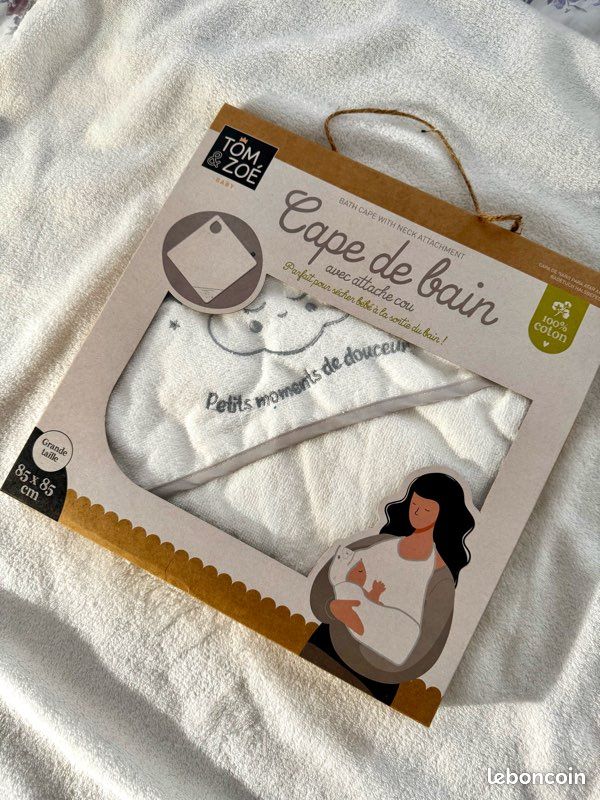 Coffret bébé Cape de bain Neuve (image 1)