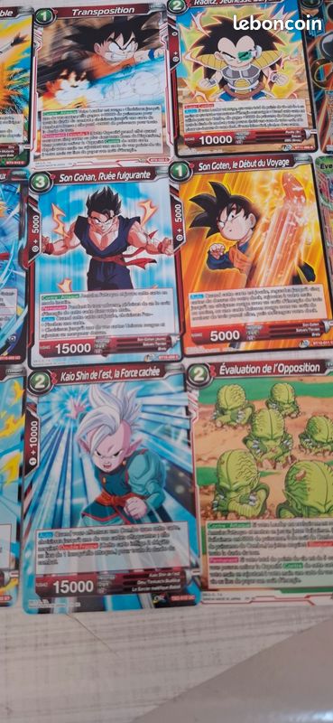 Lots 16 cartes Dragon Ball Super Card Game (image 3)