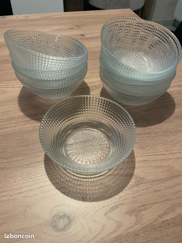 Coupelles en verre transparente x12 (image 2)