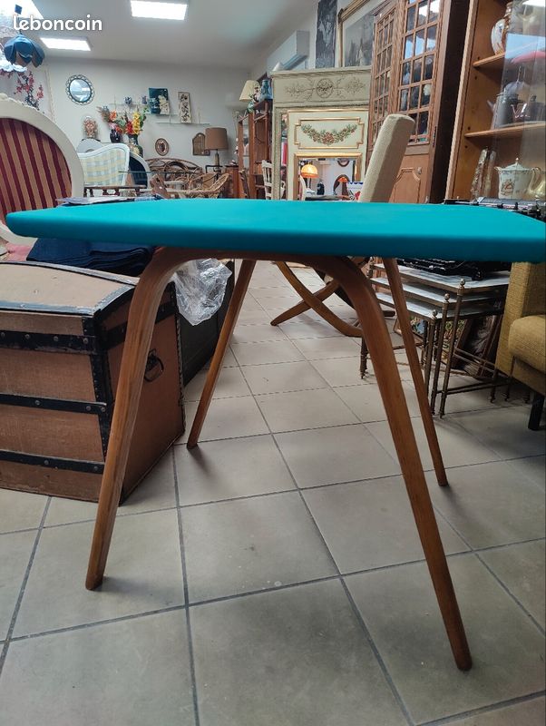 Table d'appoint vintage Bow Wood (image 3)