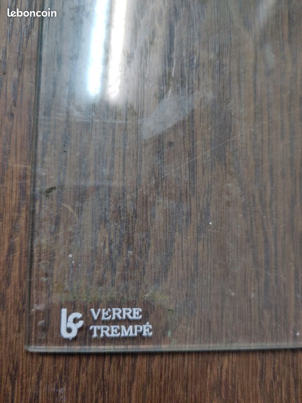 Plaque de verre trempé 235 * 485 mm (image 2)